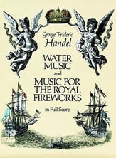 Water Music and Music for the Royal Fireworks Orchestra Scores/Parts sheet music cover
